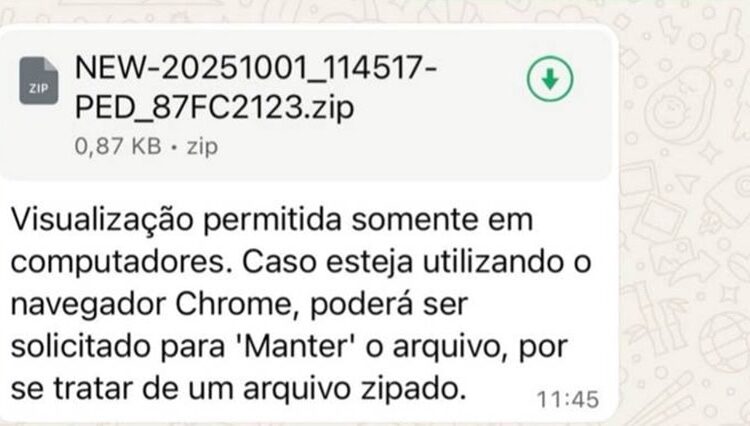 Vírus no WhatsApp Web rouba dados bancários e se espalha pelo Brasil - Foto: Reprodução
