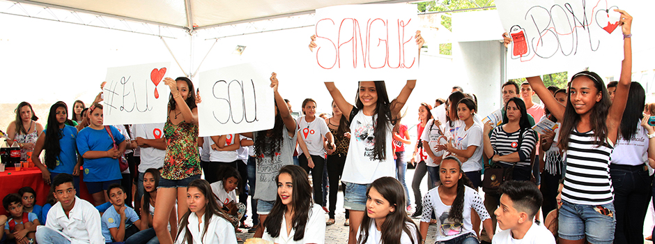programa incentiva criancas e adolescentes a serem doadores de sangue