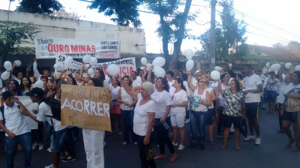 Manifestação no São Gabriel