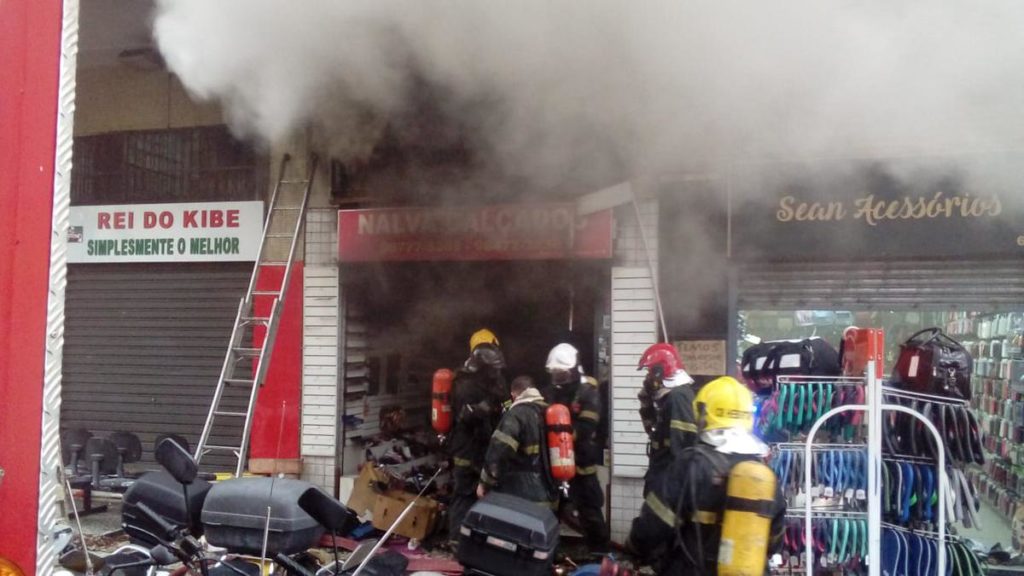 incendio loja centro