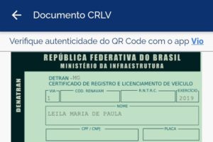 CRLV Digital - Foto: Polícia Civil de Minas Gerais/Divulgação