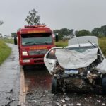 Acidente deixa três mortos na BR-452, no Triângulo Mineiro - Foto: Corpo de Bombeiros/Divulgaç]ao