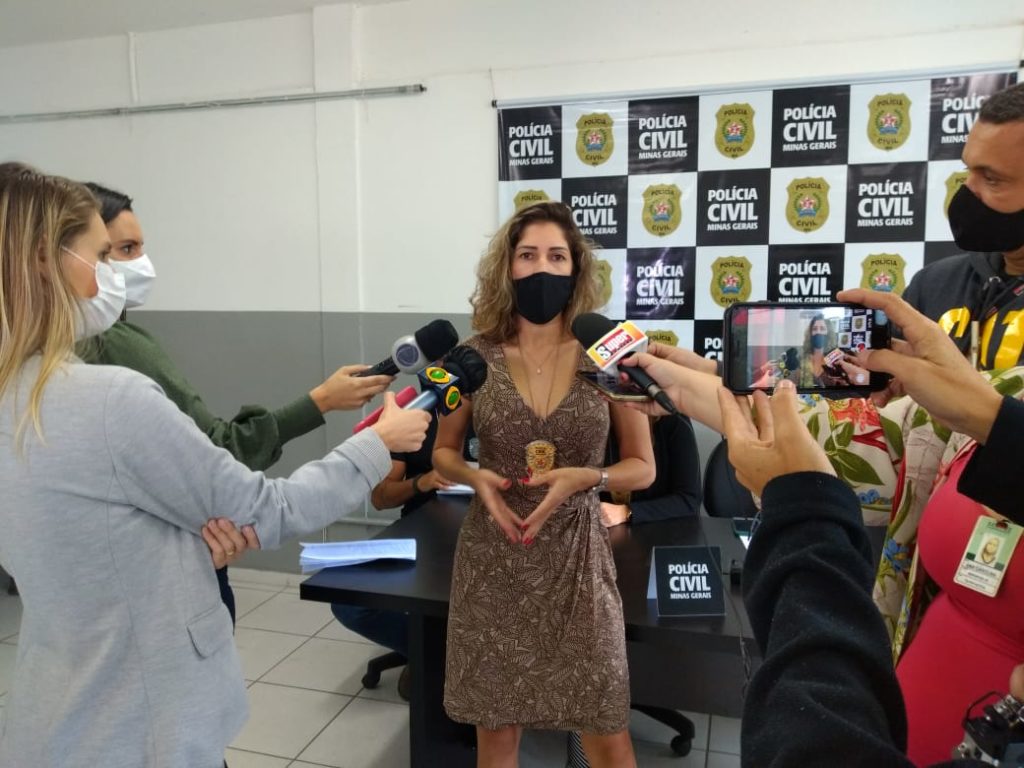 Delegada Adriana das Neves Rosa responsável pelo caso em entrevista - Foto: Divulgação/PCMG