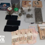 Polícia Civil apreende entorpecentes e prende um homem em Pompéu - Foto: Divulgação/PCMG