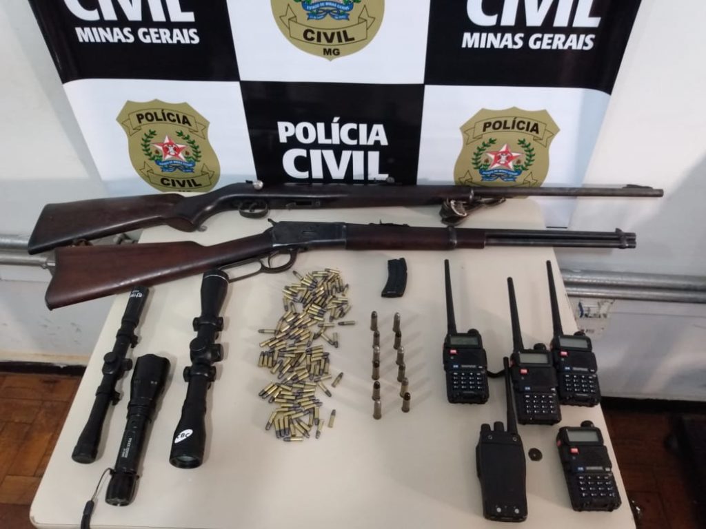 Polícia desarticula organização criminosa que atuava em Curvelo - Foto: Divulgação/PCMG