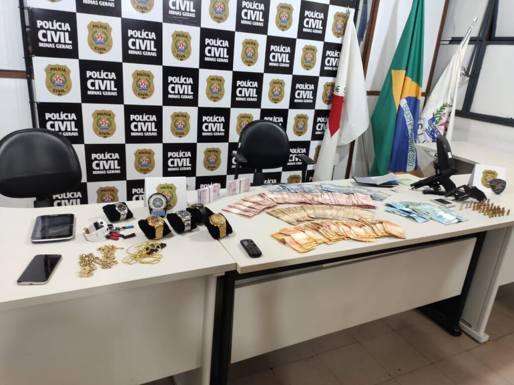 Polícia prendem suspeitos de roubo a banco em Juiz de Fora - Foto: Divulgação/PCMG