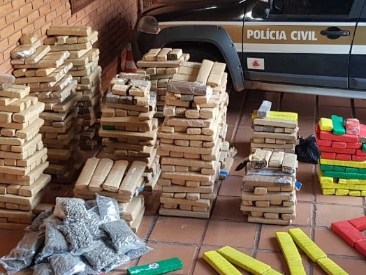 Polícia apreende 600 quilos de maconha em operação em Uberlândia - Foto: Divulgação/PCMG