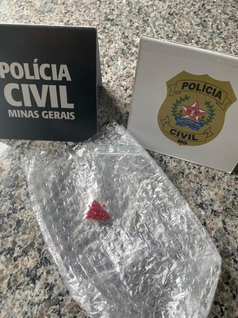 Polícia Civil apreende 50 pontos de droga sintética em Formiga - Foto: Divulgação/Polícia Civil