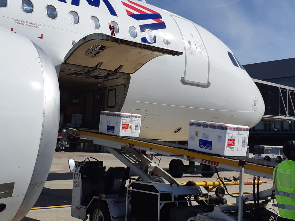 Aeroporto Internacional de BH recebe mais 285 mil doses de vacinas contra a Covid-19 - Foto: Divulgação/BH Airport