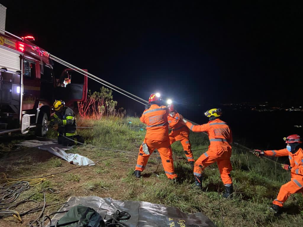 Soldado da PM morre após despencar de ribanceira de 260 metros, em Brumadinho - Foto: Divulgação/CBMG