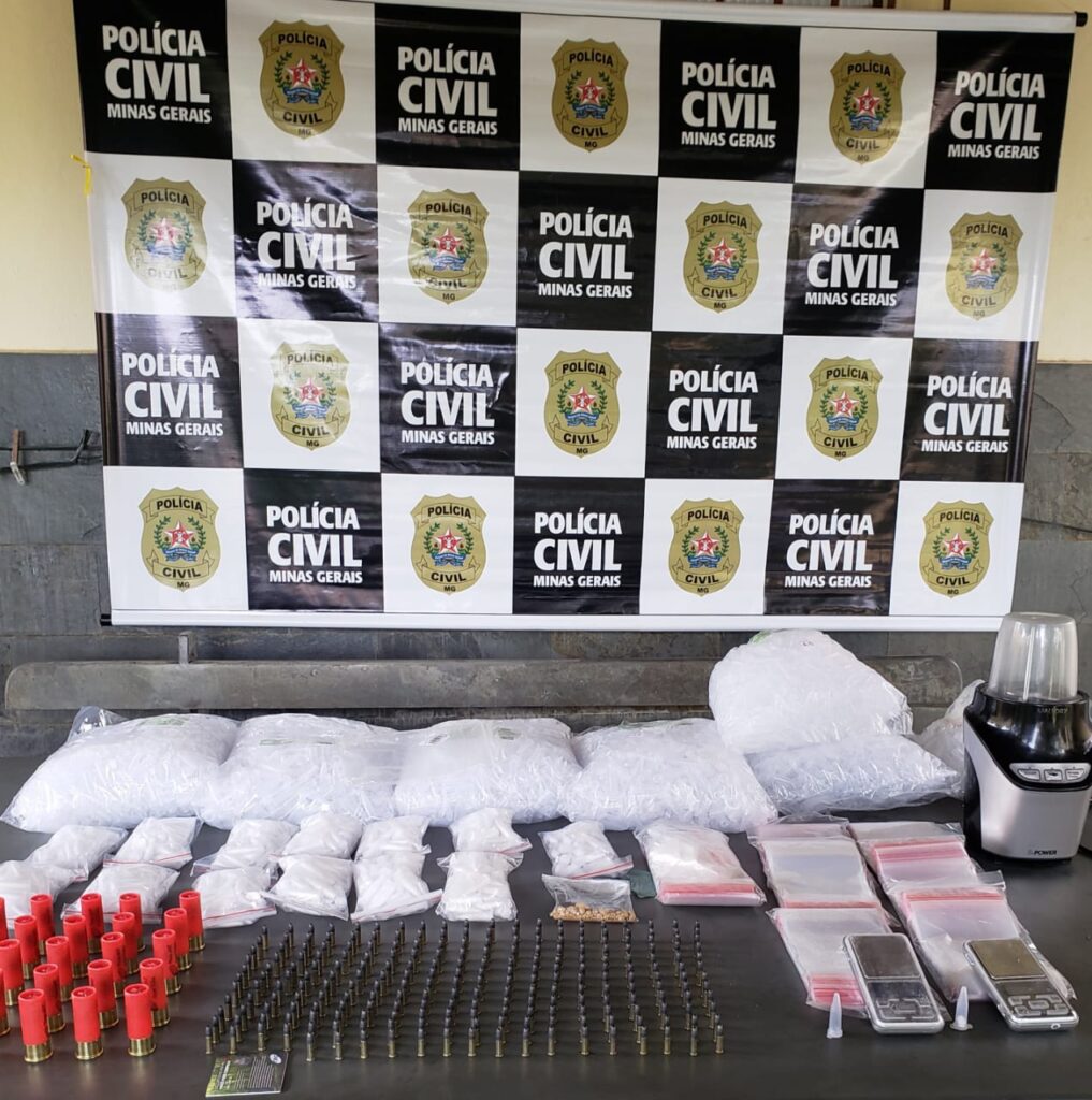 Polícia Civil localiza imóvel usado para refino de cocaína em BH - Foto: Divulgação/PCMG