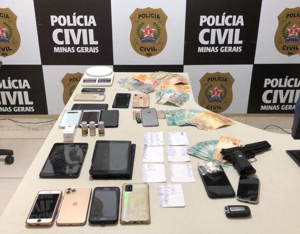 Polícia prende dois homens por tráfico em Governador Valadares - Foto: Divulgação/PCMG