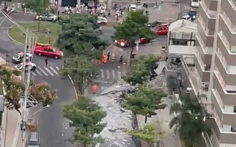 Motorista de caminhão morre após veículo invadir centro comercial no Buritis, em BH - Foto: Marcel Garcia/Arquivo pessoal