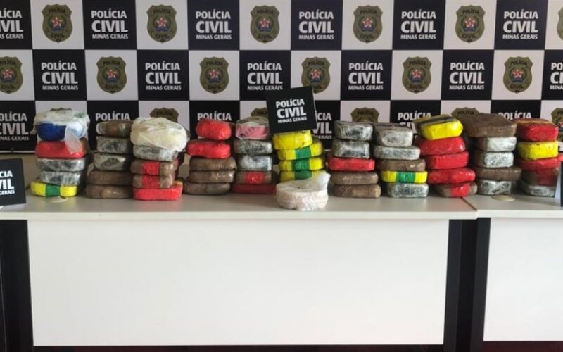 Polícia apreende mais de 50 quilos de crack em Divinópolis - Foto: Divulgação/PCMG