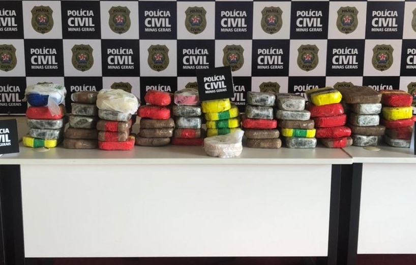 Polícia apreende mais de 50 quilos de crack em Divinópolis - Foto: Divulgação/PCMG