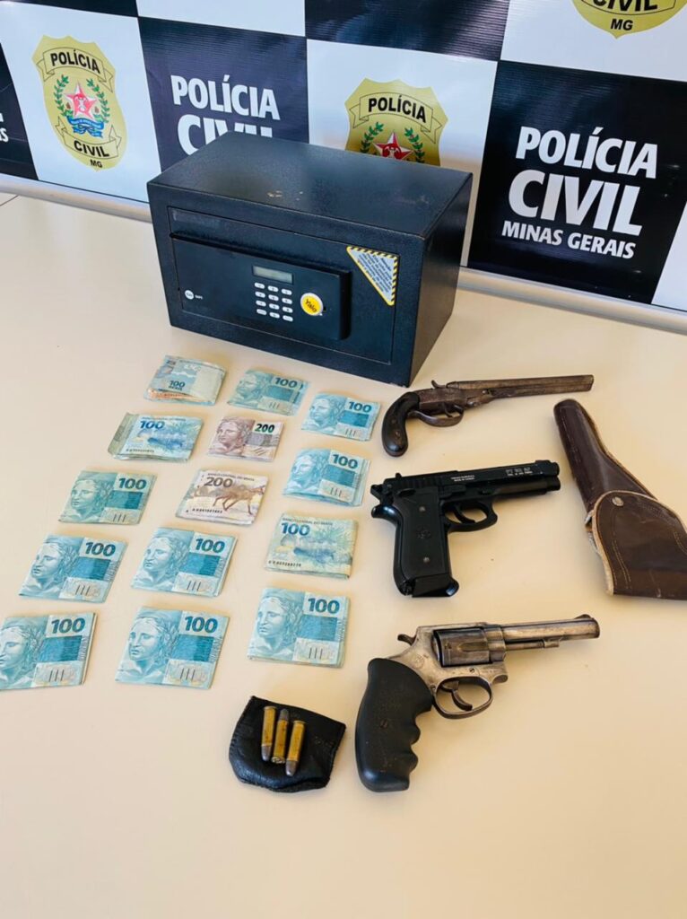 Polícia prende suspeito por posse ilegal de arma de fogo em Lagoa Santa - Foto: Divulgação/PCMG