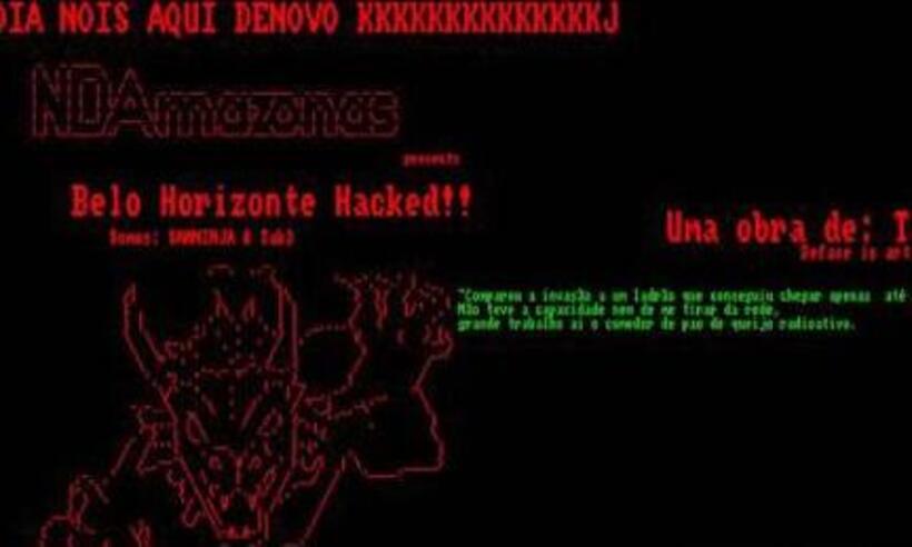 Site da Prefeitura Belo Horizonte sofre novo ataque de hacker - Foto: Reprodução