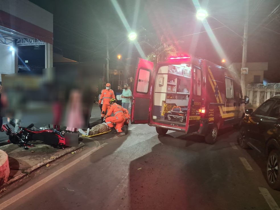 Motociclista fica ferido em estado grave ao ser atingido por linha de cerol em Contagem - Foto: TransCon/Divulgação