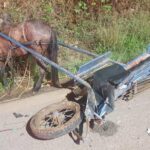 Criança de 10 anos morre após acidente entre moto e charrete, em Piranguinho - Foto: Divulgação/CBMMG