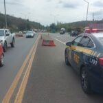 Motoristas enfrentam congestionamento na saída do feriadão em Belo Horizonte - Foto: Divulgação/PRF