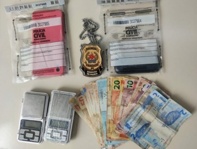Três pessoas são presas por tráfico de drogas em Itatiaiuçu - Foto: Divulgação/PCMG