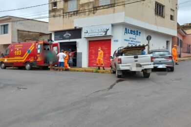 Duas pessoas ficam feridas após acidente entre carro e caminhonete em Alfenas - Foto: Divulgação/CBMMG