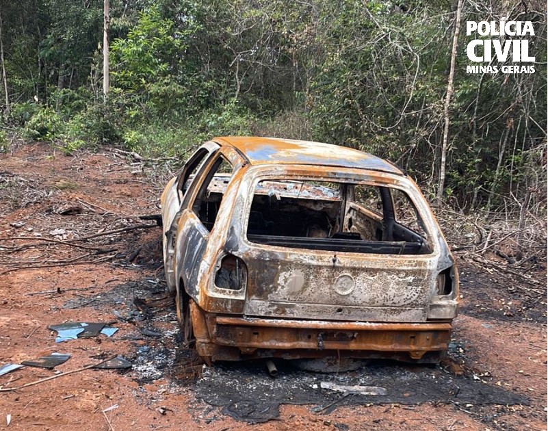 Suspeito de matar e carbonizar corpo de homem em carro é preso em Varginha - Foto: Divulgação/PCMG