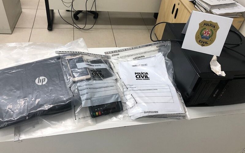 Operação mira grupo investigado por estelionato em Minas Gerais e outros dois estados - Foto: Divulgação/PCMG