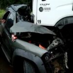 Duas pessoas morrem após batida entre carro e caminhão na MG-164 em Martinho Campos - Foto: Reprodução/Redes Sociais