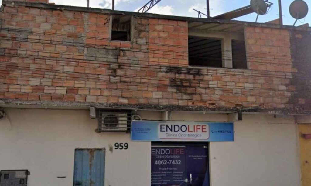 Idosa morre durante procedimento em clínica odontológica do bairro Nazaré, em BH - Foto: Reprodução/ Street View