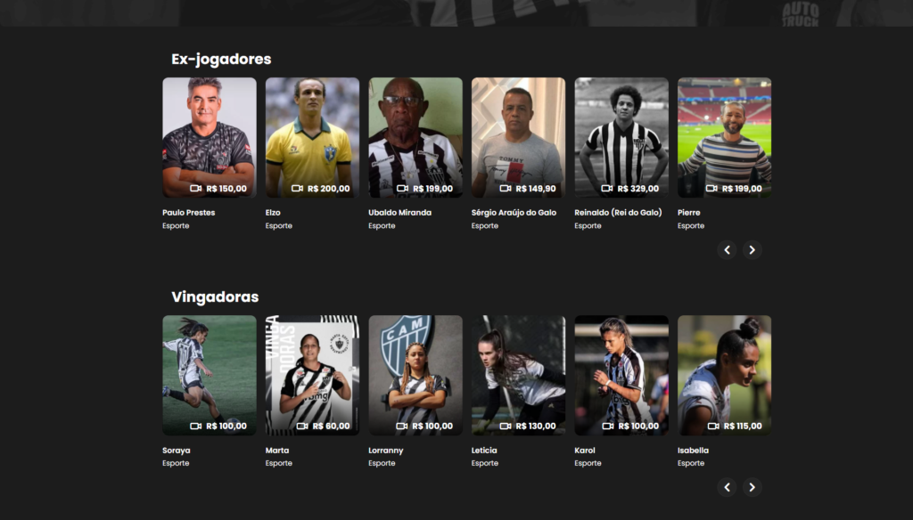 Atlético lança plataforma de vídeos personalizados para interagir com fãs - Foto: Reprodução