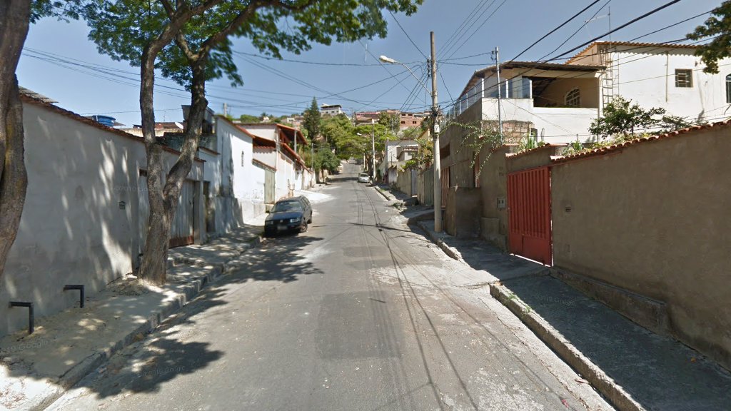 Grávida é morta a tiros na porta de casa no Casa Branca, em BH - Foto: Reprodução/Google Street View