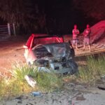 Duas pessoas ficam feridas após acidente na MG-482, entre Itaverava e Catas Altas da Noruega - Foto: Divulgação/CBMMG