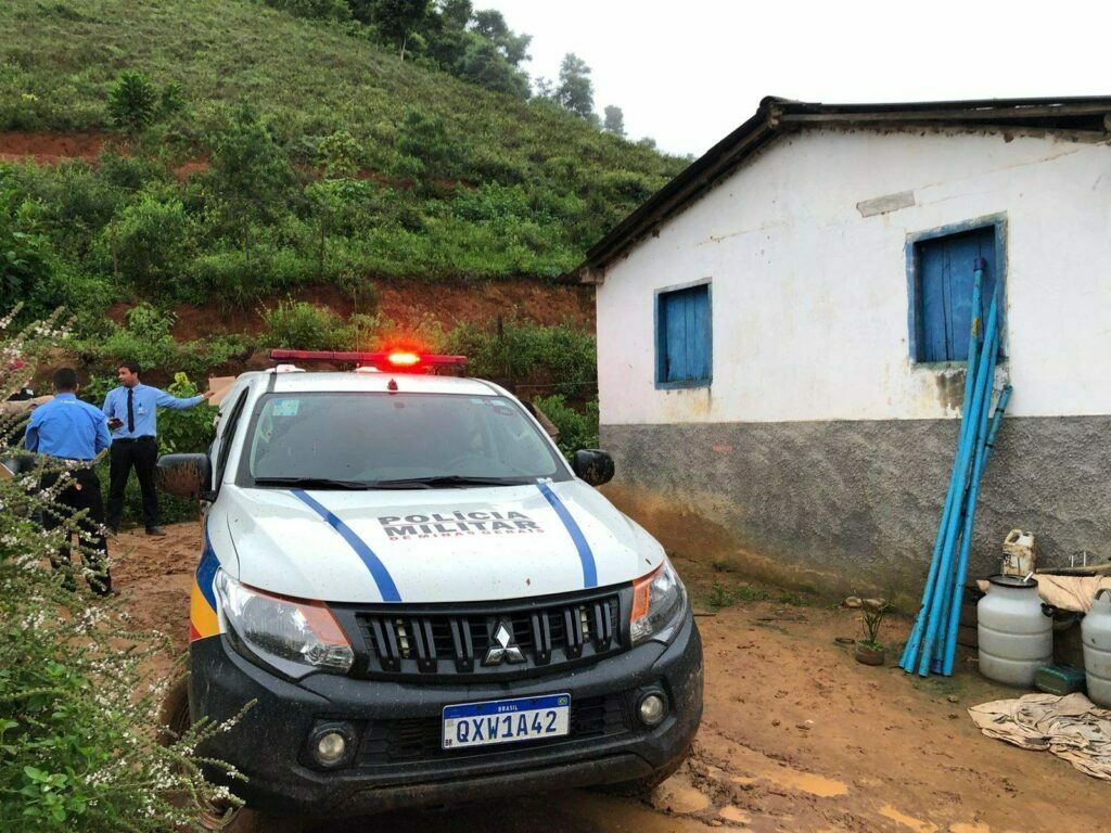 Crianças presenciam assassinato de mãe e padrasto em Santana do Manhuaçu, na Zona da Mata - Foto: Divulgação/PMMG