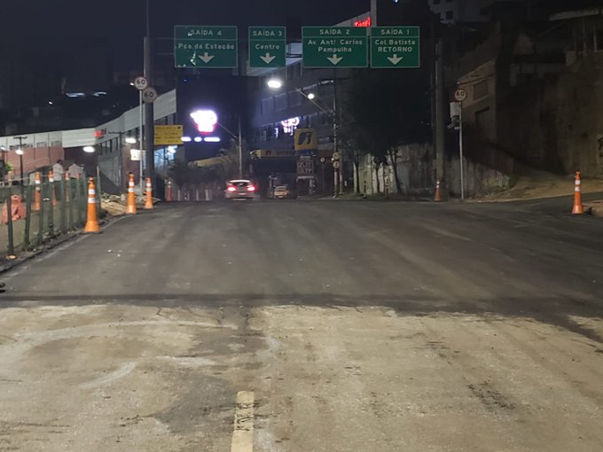 Avenida Cristiano Machado é liberada após uma semana de interdição - Foto: Divulgação/BHTrans