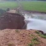 Rompimento de barragem com água em Ouro Fino preocupar moradores - Foto: Reprodução