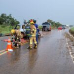 Três pessoas morrem após acidente na MG-060, em Abaeté - Foto: Divulgação/PMRV