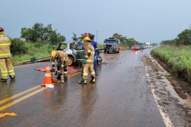 Três pessoas morrem após acidente na MG-060, em Abaeté - Foto: Divulgação/PMRV