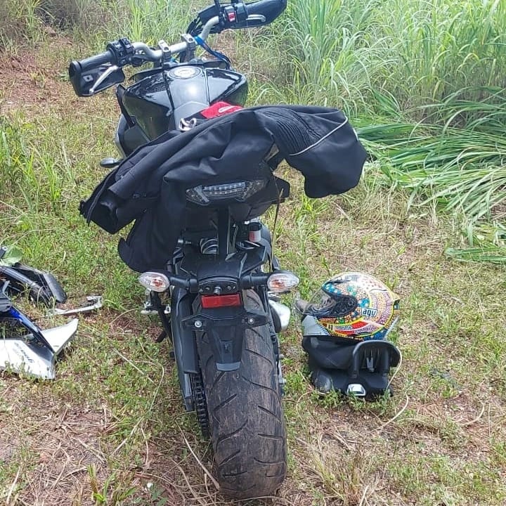 Motociclista morre após acidente na MG-413 em Araguari, no Triângulo Mineiro 1 Motociclista morre após acidente na MG-413 em Araguari - Foto: Divulgação/CBMMG