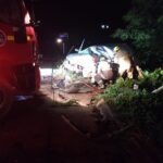 Homem morre após acidente entre dois carros na BR-116, em Engenheiro Caldas - Foto: Divulgação/CBMMG