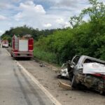 Homem morrre e três pessoas ficam feridas após acidente na BR-381, em Santana do Paraíso - Foto: Divulgação/CBMMG