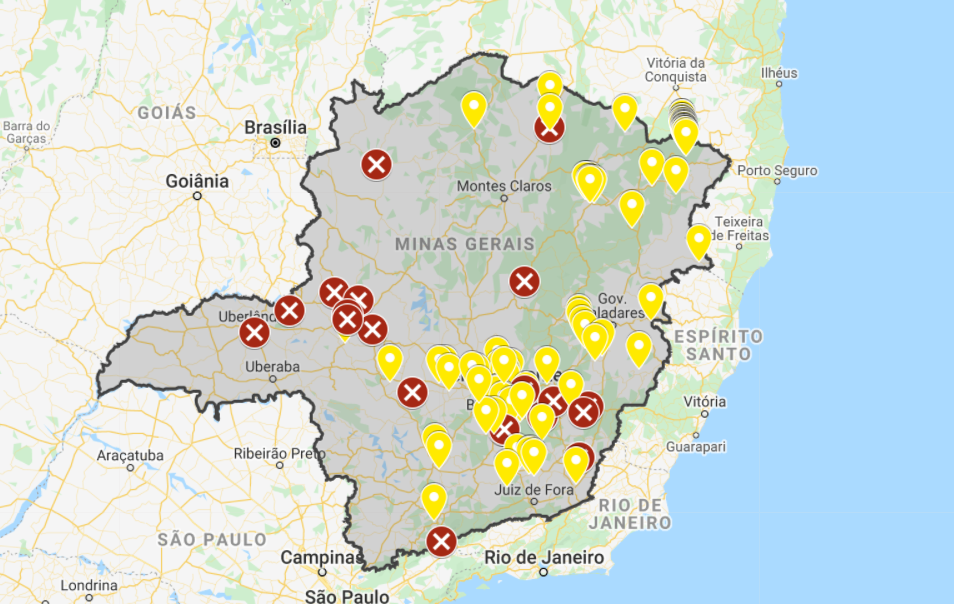 Confira os pontos de interdição nas rodovias que cortam Minas Gerais - Foto: Reprodução