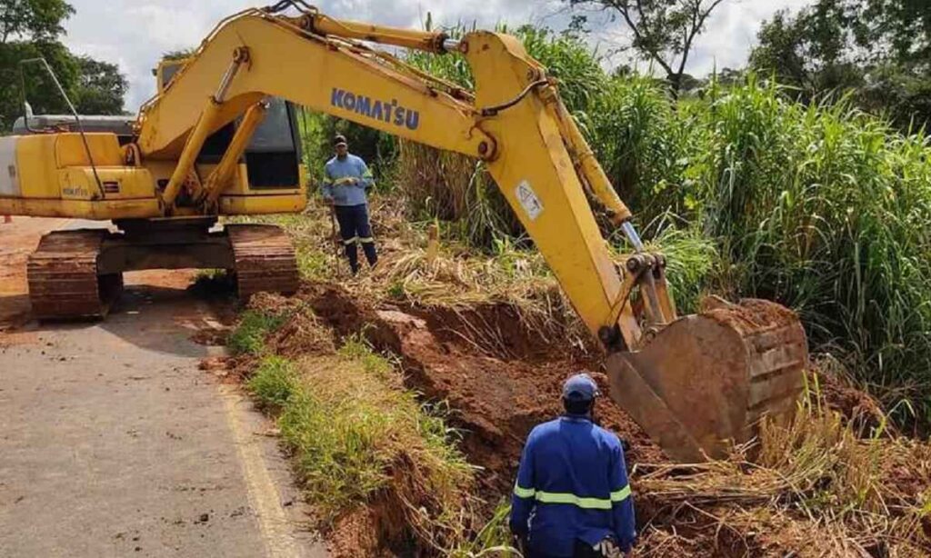 Obras realizadas pelo DNIT na BR-365, em Patos de Minas - Foto: Divulgação/DNIT