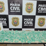 Polícia apreende quase 400 pinos de cocaína em Carmo do Rio Claro - Foto: Divulgação/PCMG