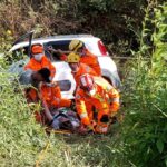 Motorista fica ferida após acidente com carro na BR-267, em Serrania - Foto: Divulgação/Corpo de Bombeiros