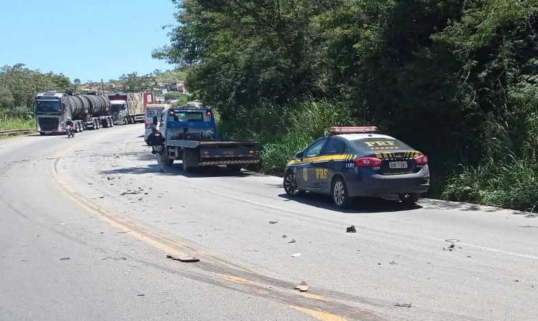 Duas pessoas ficam gravemente ferida após acidente na BR-381, em Sabará - Foto: Reprodução/Redes Sociais