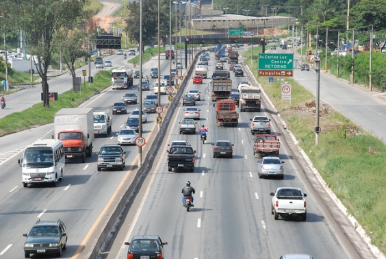 Acidentes deixam trânsito lento no Anel Rodoviário de Belo Horizonte - Foto: Divulgação/PBH