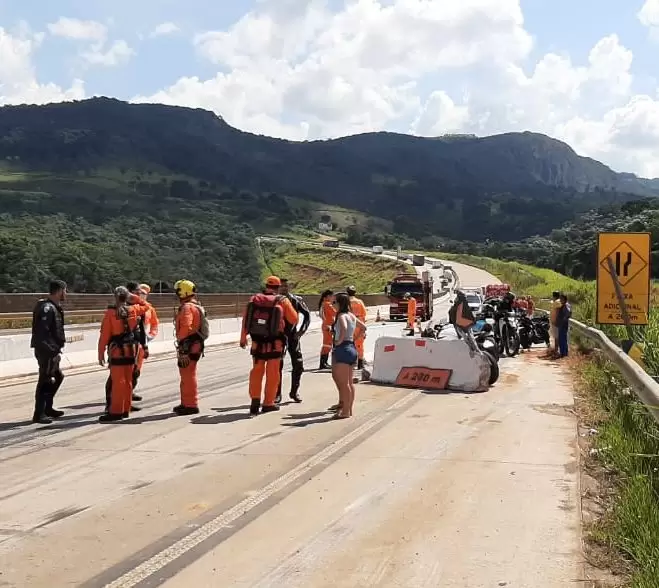 Motociclista morre após acidente na BR-381, em Bom Jesus do Amparo - Foto: Reprodução/Redes Sociais