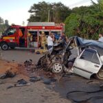 Homem morre após acidente entre carro e caminhonete em Careaçu, no Sul de Minas - Foto: Divulgação/CBMMG