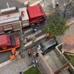 Duas idosas morrem após carro bater em muro no bairro Silveira, em BH - Foto: Reprodução